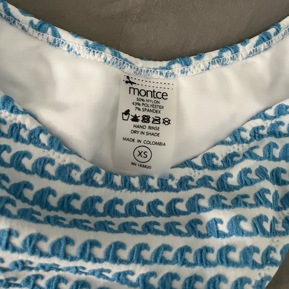 Top and Bottom Montce Wave Repeat bikini *SET* - Elany Top and Lulu Bottom - XS - Picture 10 of 10